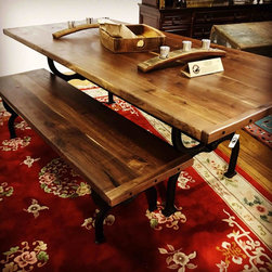Walnut Farmhouse Dining Tables - Dining Tables