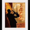 "1962 Jazz in NY" Black Framed Art Print, 24"x28"x1"