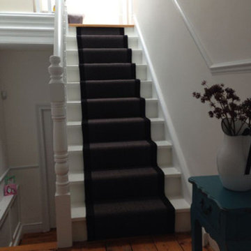 Installing a Carpet Runner with Binding to Customer’s Stairs