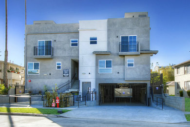 Example of a trendy home design design in Los Angeles