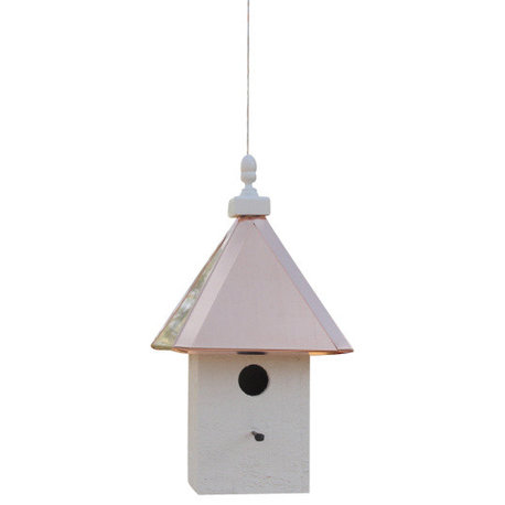 Hanging Post House, Copper Acid Treated
