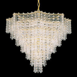 Schonbek Jubilee 21 Light Crystal Chandelier in Crystal Traditional style - Lighting