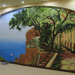 Mural. "Greek paysage" - Products