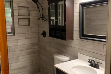 Example of a bathroom design in Other