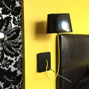 Relooking complet d'une chambre parentale dans une belle maison bordelaise