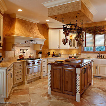 Door style: Cambridge | Species: Maple | Finish: Linen with Carmel glaze