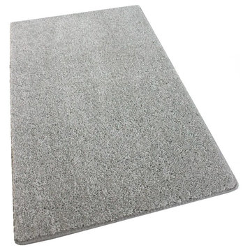 Square 11'x11' Shaw, Om Ii Silver Hair Gray Carpet Area Rugs
