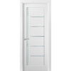 Pantry Kitchen Lite Door 18 x 84 & Hardware | Quadro 4088 White Silk