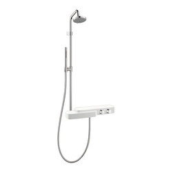 Axor Bouroullec Thermostatic Showerpipe with Shelf and Handshower - Showerheads And Body Sprays