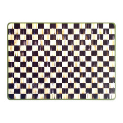 Courtly Check Cork Back Placemats - Set of 4 | MacKenzie-Childs - Placemats