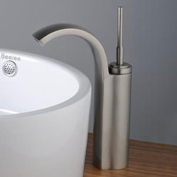 Single Handle Nickel Brushed Centerset Bathroom Sink Faucet T0526S - Bathroom Sink Faucets