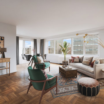 Virtual Staging Examples - Bohemian Style