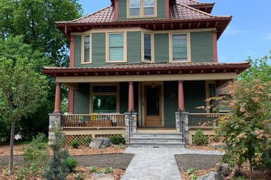 Inspiration for a victorian exterior home remodel in Minneapolis