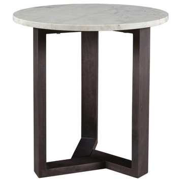 Jinxx Side Table, Charcoal Gray