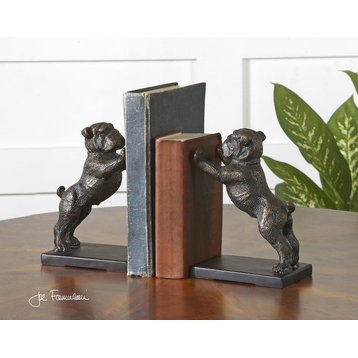 Standing Pug Bookends