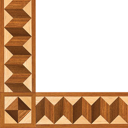 Oshkosh Designs Bellevue Inlay Border and Corner - Hardwood Flooring