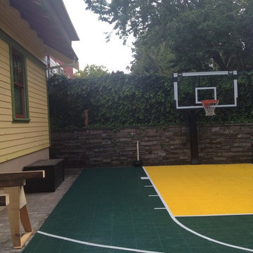 Kevin D's Pro Dunk Platinum Basketball System on a 25x32 in Portland, OR