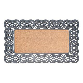 A1 Home Collections A1HC Heavy Duty Frame Molded Double Door Mat