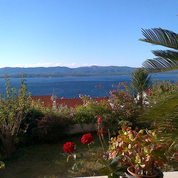 Mediterranean garden in Bol, Croatia