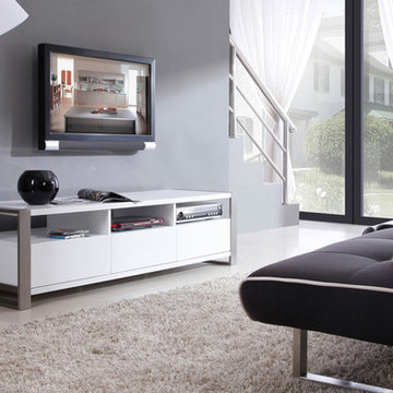 B-Modern | Stylist White High Gloss TV Stand -$1170.00