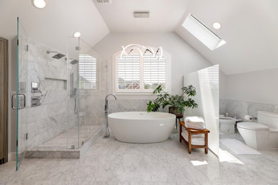 Trendy master bathroom photo in Philadelphia