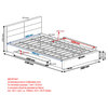 King Upholstered Platform Bed With Storage