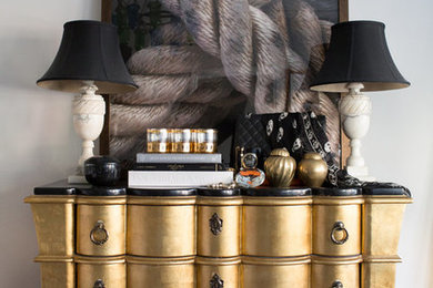 Eclectic living room photo in San Francisco