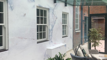 Marble Affect Wallpaper Install - Guildford