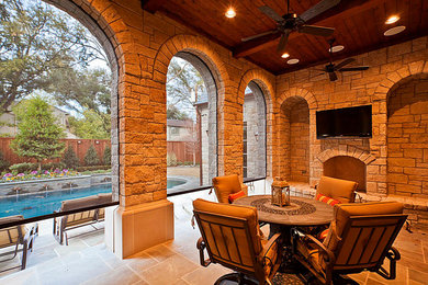 Inspiration for a timeless sunroom remodel in Dallas
