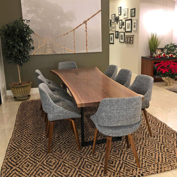 Walnut Single Slab Table #365