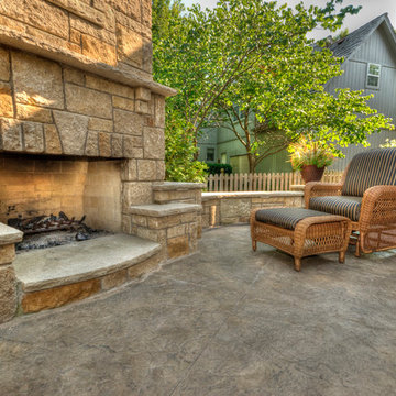 Patio + Fireplace