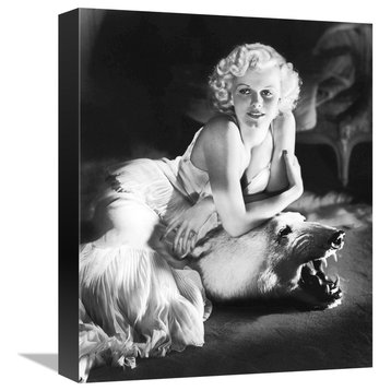 "Jean Harlow" Stretched Canvas Giclee by Hollywood Photo Archive, 13x16"