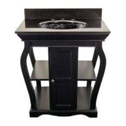 Vineta bathroom vanities and glass sink by Oceana - Bathroom Vanities And Sink Consoles