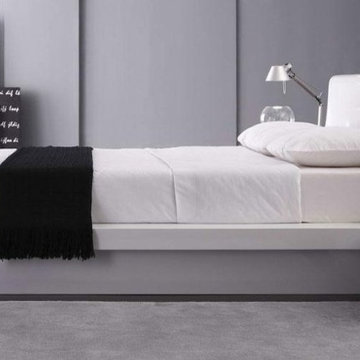 Prestige - Modern White Lacquer Bed