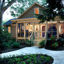 Screened porch doors