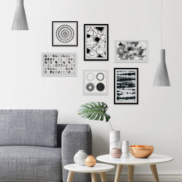 Geometry Galore Hexaptych