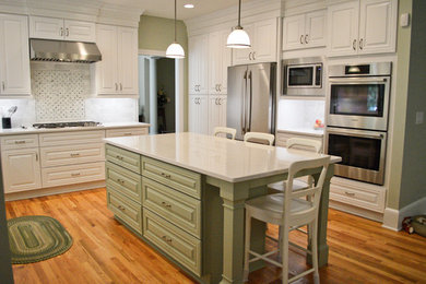 Kitchen - transitional kitchen idea in Atlanta