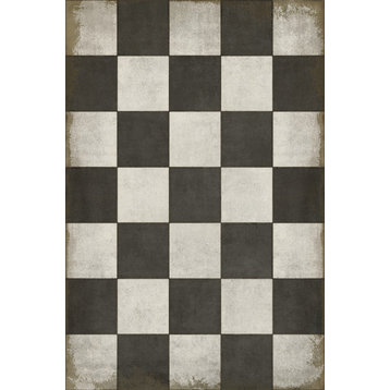 Pattern 07 Checkered Past 21x30 Vintage Vinyl Floorcloth