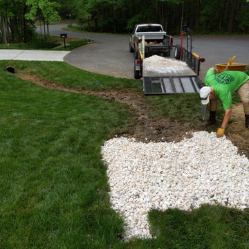 River Rock Drainage
