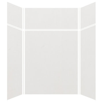 Transolid Expressions Shower Wall Kit, Gray, 48"x60"x96"