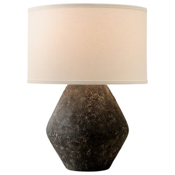 Troy Artifact 1-Light Table Lamp PTL1006, Graystone