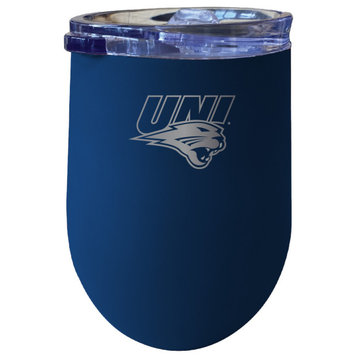 Northern Iowa Panthers 12 oz Insulated Wine Stainless Steel Tumbler Navy