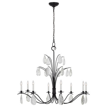 Shannon Extra Large Chandelier, Aged Iron