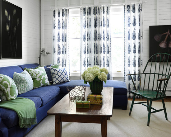 Blue Denim Couch | Houzz
