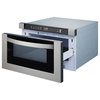 24" Built-in Microwave Drawer With Automatic Presets, Stainless Steel