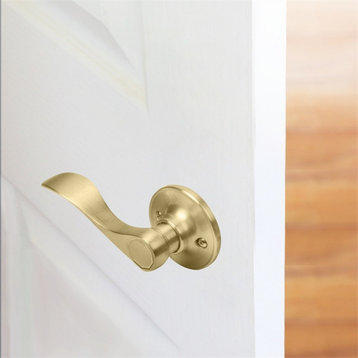 Design House Springdale Satin Gold Door Handle