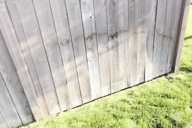 HOA required fence staining