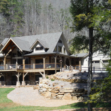 Timber Frame Home in Cullowhee NC