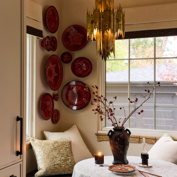 Breakfast Nook with Dramatic Pendant