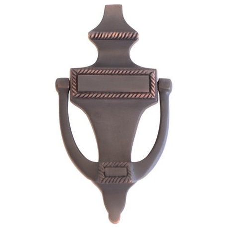 Rope Door Knocker 6-1/2", Venetian Bronze